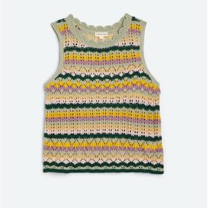 Maracaibo Pointelle Sweater Tank